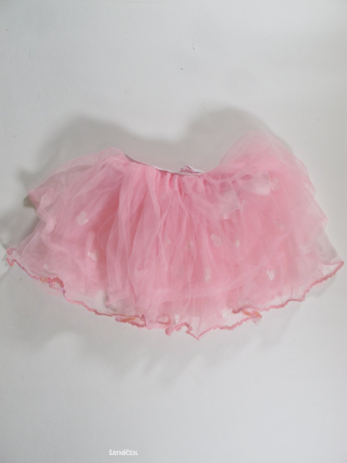 Růžová sukně s minie secondhand