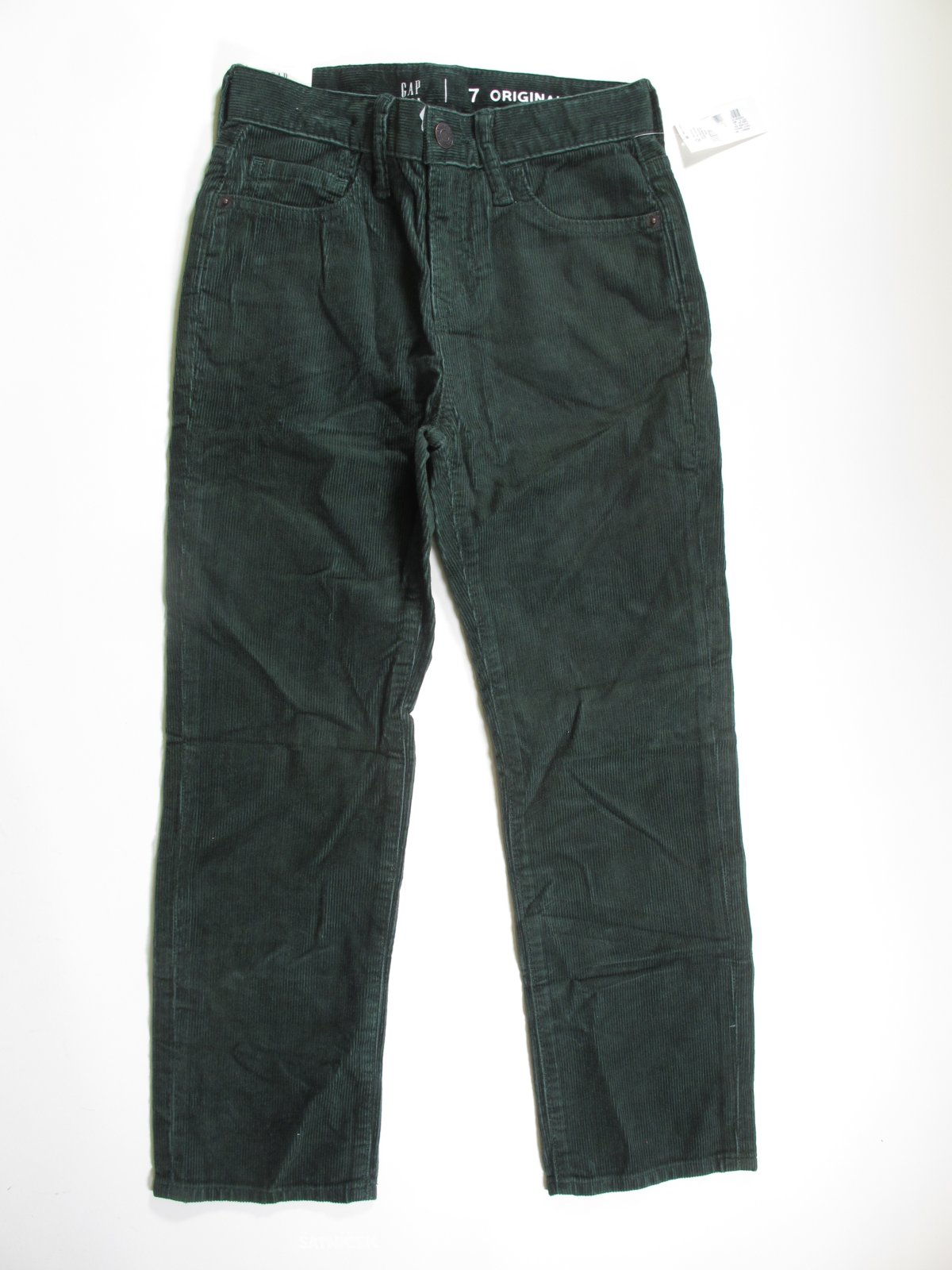 Manžestrové kalhoty pro kluky zelené outlet 