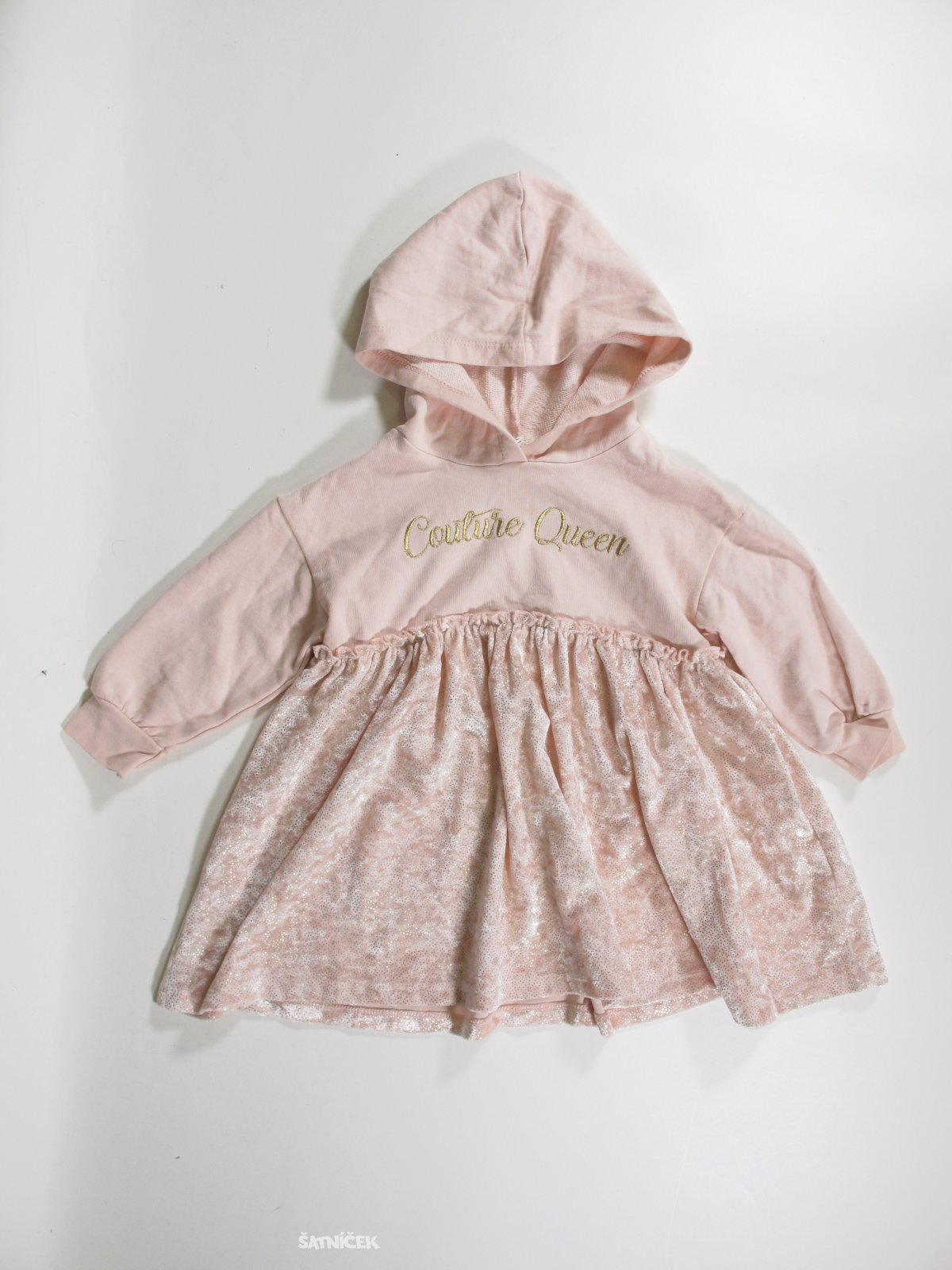 MIkinové šaty pro holky růžové secondhand