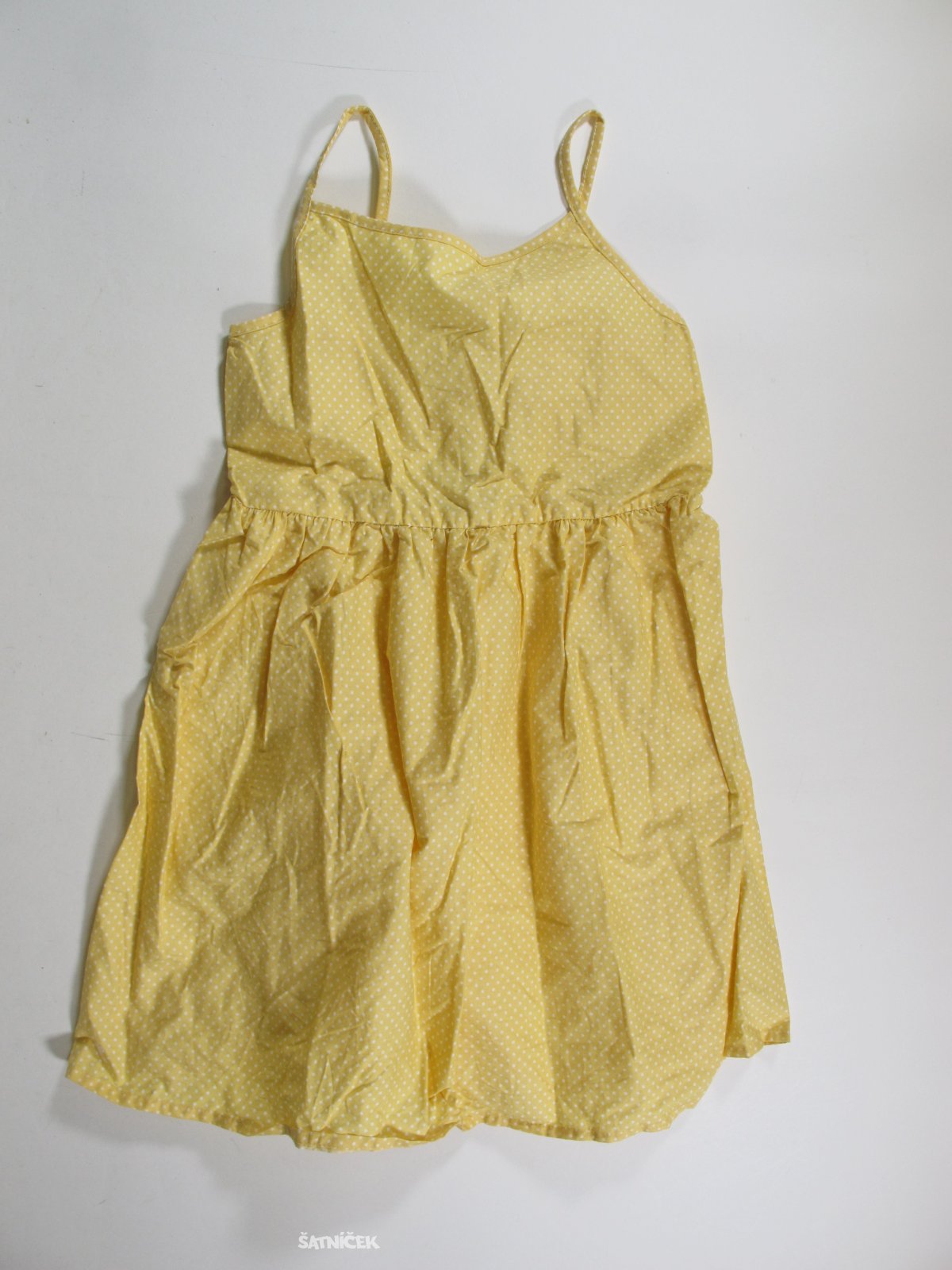 Šaty pro holky bílo žluté  outlet