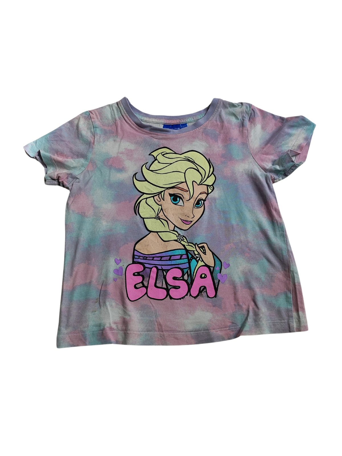 Batikované triko s Elsou secondhand Disney