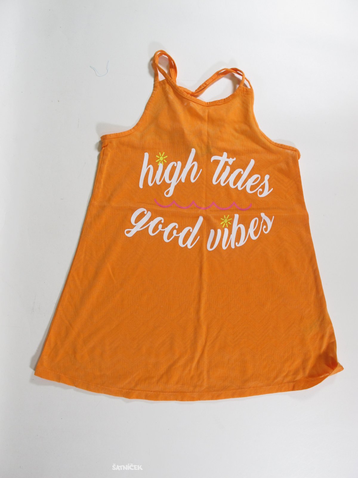 Šaty pro holky oranžové secondhand