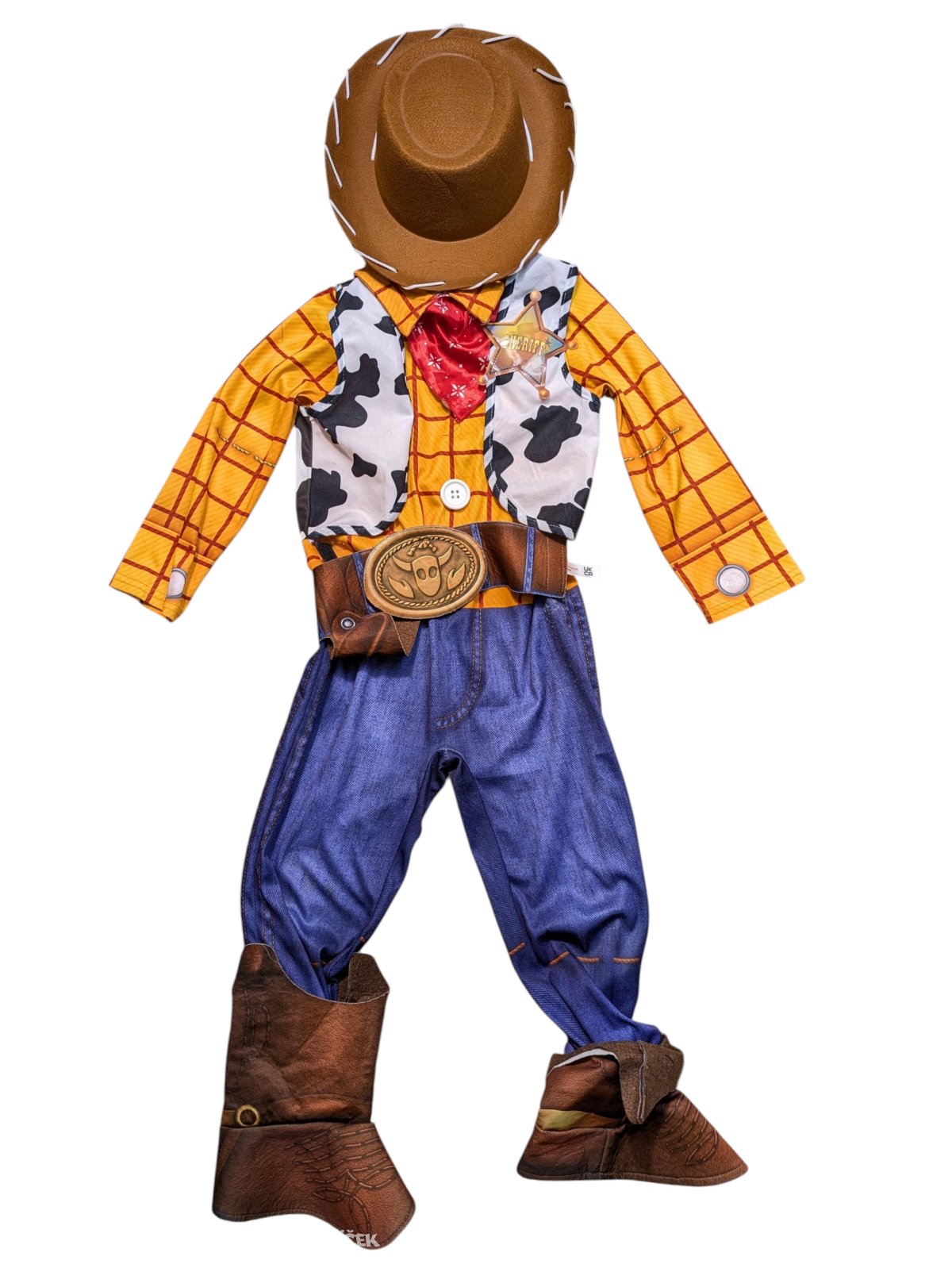 Kostým Woodyho z Toy Story pro kluky secondhand