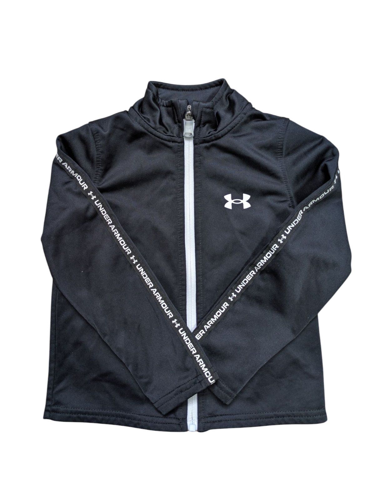 černá sportovní mikina na zip pro kluky secondhand under armor 