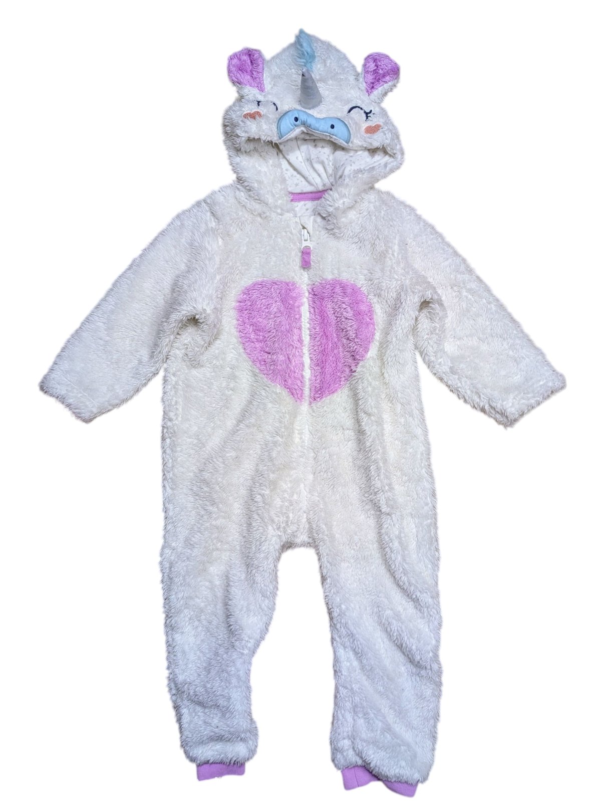 Huňatý overal jednorožce pro holky secondhand Nutmeg