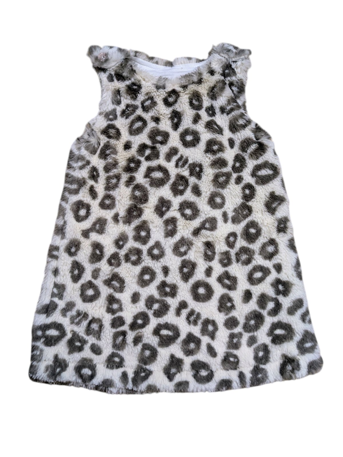 Teplé huňaté šaty se vzorem pro holky secondhand Nutmeg