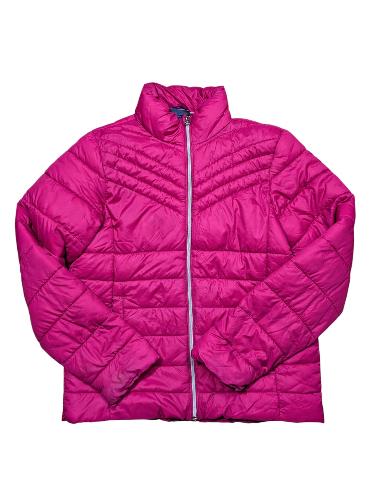 Vínová zimní bunda se šustem pro holky secondhand pepperts