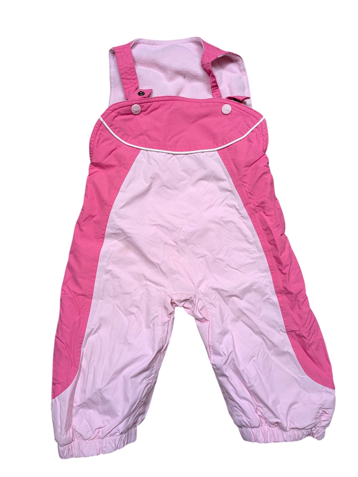 zimní růžové kalhoty na hory pro holky secondhand 