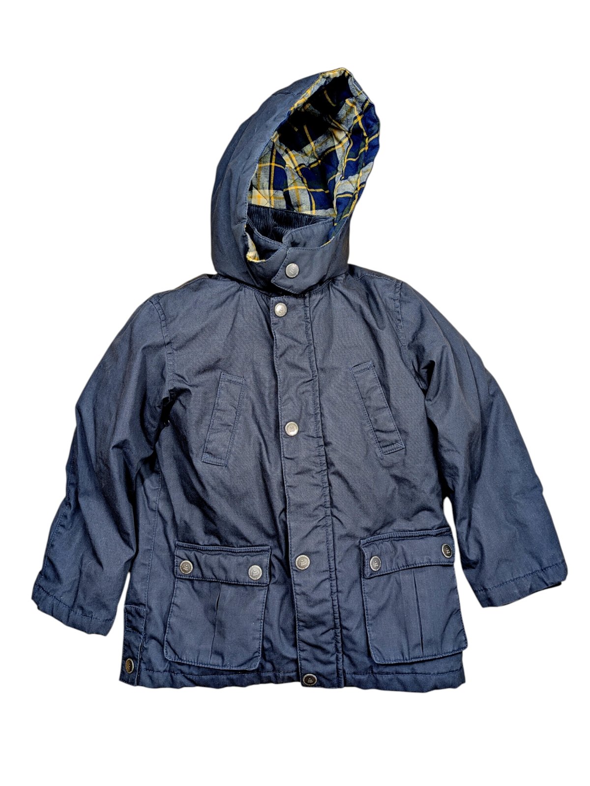 Tmavá zimní bunda se sundávací vestou pro kluky secondhand Kids