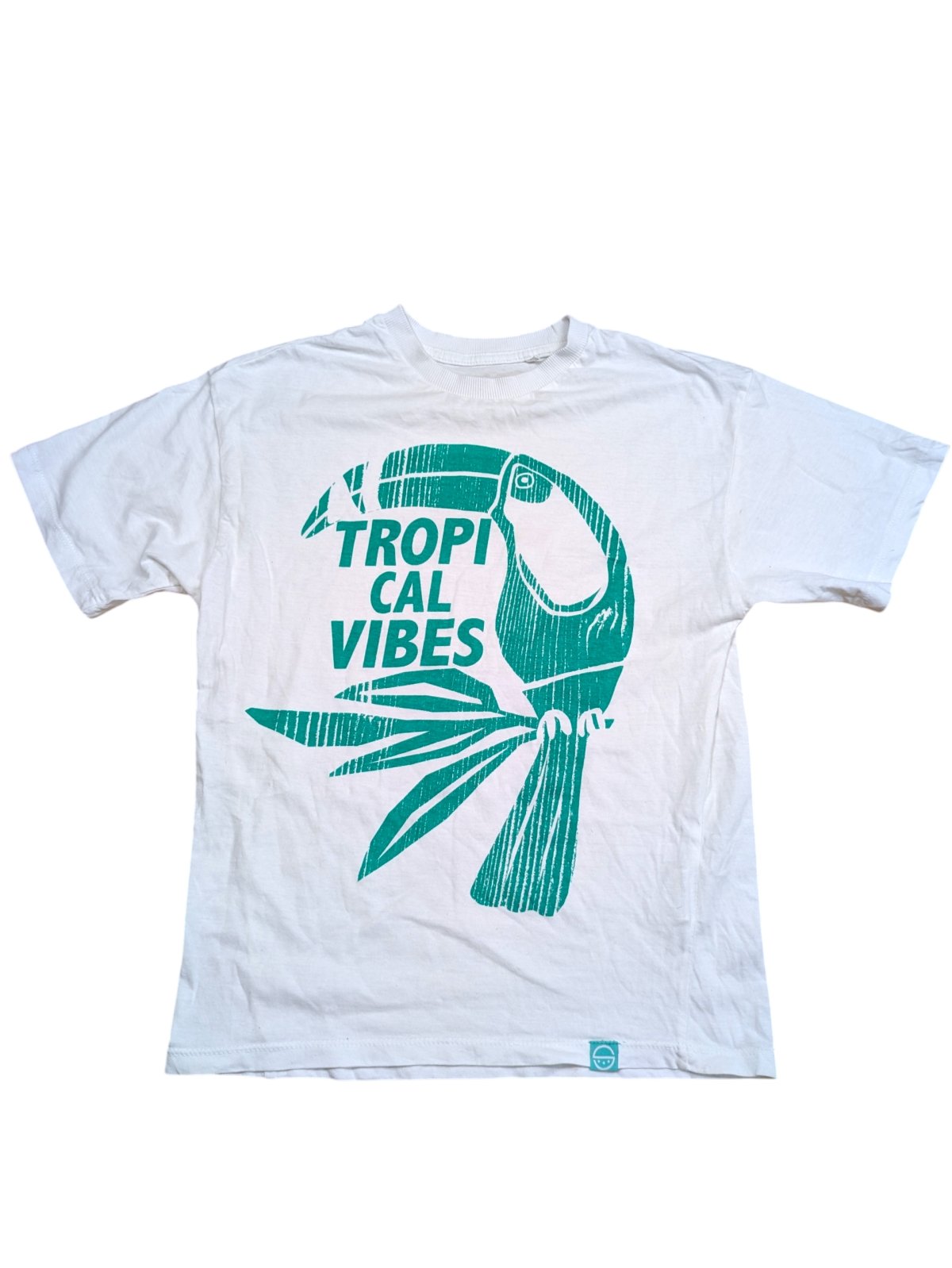 Bílé triko s obrázkem pro kluky secondhand Cool Club