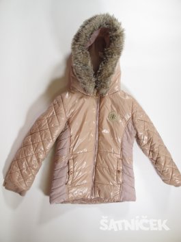 Zimní světlá bunda  pro holky secondhand