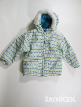 Zimní bunda pro děti se vzorem  secondhand