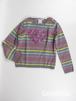 Pruhovaný svetr pro holky secondhand