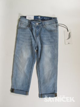 Modré džínové kalhoty pro holky  outlet