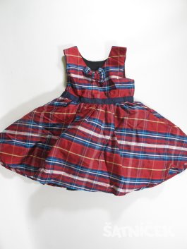 Kostkované šaty pro holky secondhand