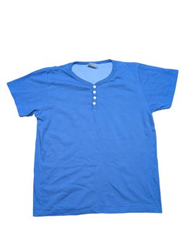 Tmavě modré tričko pro kluky s knoflíky 