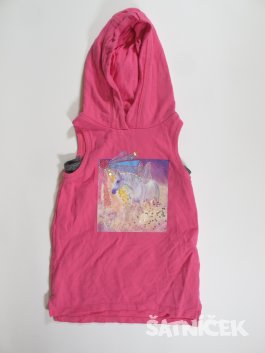 Mikinová vesta růžová secondhand