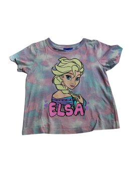 Batikované triko s Elsou secondhand Disney