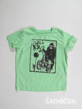 Zelené triko pro kluky 