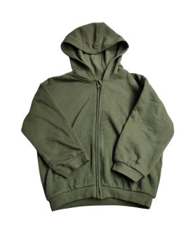 Zelená mikina na zip pro kluky secondhand George