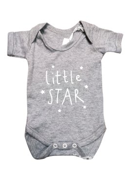 Šedé body s nápisem pro holky outlet Megan Claire