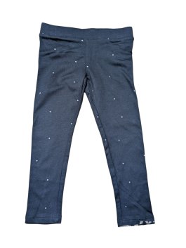 Černé elasťáky s puntíky pro holky secondhand, H&M