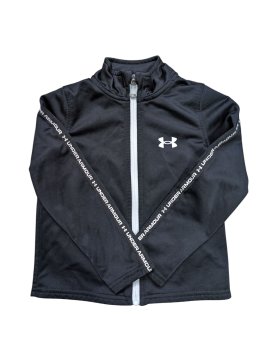 černá sportovní mikina na zip pro kluky secondhand under armor 
