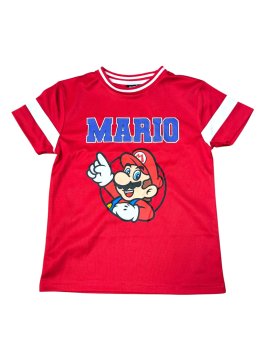 Červené triko Mario pro kluky secondhand Primark