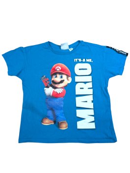 Světle modré triko Mario pro kluky secondhand Primark