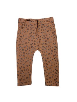 Hnědé kalhoty se vzorem pro kluky secondhand Matalan
