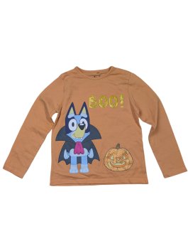 Oranžové triko s obrázkem pro kluk secondhand Bluey