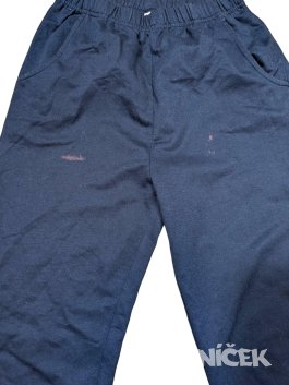 Tmavě modré tepláky na ven pro kluky secondhand Shein