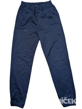 Tmavě modré tepláky na ven pro kluky secondhand Shein