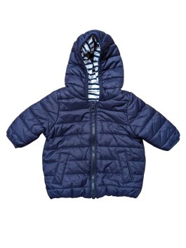 Tmavá silnější šusťáková bunda pro kluky secondhand Next