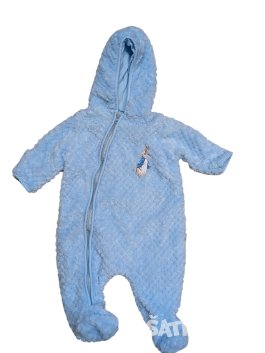 Teplé světle modré dupačky pro kluky secondhand Nursey