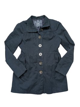 Černý kabát pro holky secondhand Madona