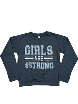 Slabá šedá mikina pro holky secondhand Reflex Girls