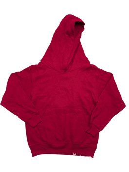 Červená mikina s kapucí pro kluky secondhand Russell Athletic