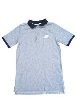 Šedá polokošile pro kluky secondhand Nike