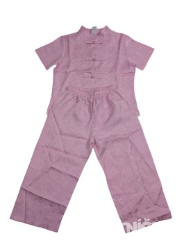 Růžový set pro holky se vzorem secondhand 